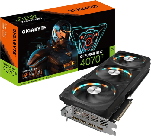 Gigabyte Geforce Rtx 4070 Ti Gaming Oc 12G Graphics Card, 3X Windforce Fans,