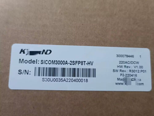 1Pcs New Sicom3000A-2Sfp8T-Hv  With 90Days Warranty