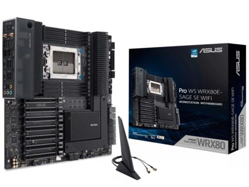 Asus Pro Ws Wrx80E-Sage Wifi Amd Threadripper Pro Eatx Workstation Motherboard