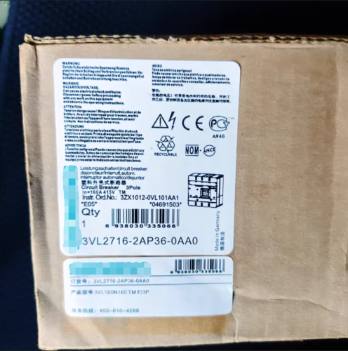 1Pc For New  3Vl2716-2Ap36-0Aa0   # By