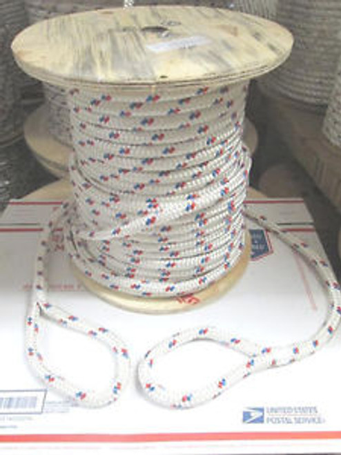 9/16 X 300  double braid Polyester cable Pulling Rope  17000 lb Made  USA