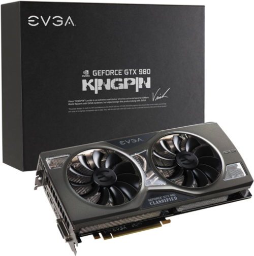 Geforce Gtx 980 4Gb Kngpn Acx 2.0+, Whisper Silent W/Multi-Color Led Cooler, C