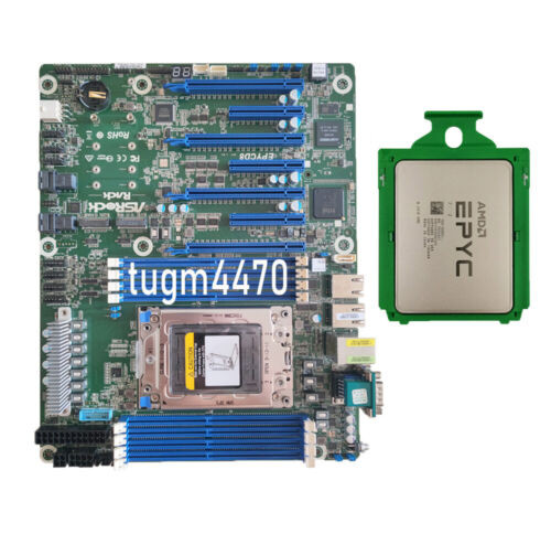 Amd Epyc 7532+Asrock Epycd8+864G 2666 512G Main Board+Cpu+Memory Combination