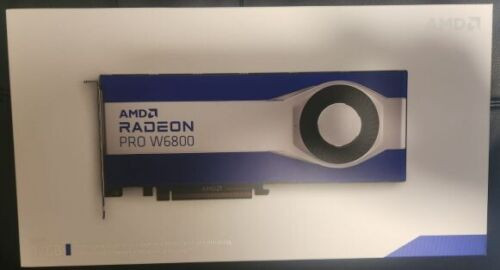 Amd Radeon Pro W6800 32Gb Ddr6 Gpu Graphics Video Card