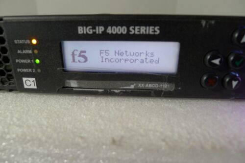 F5 Big-Ip 4000 Traffic Manager And Load Balance-