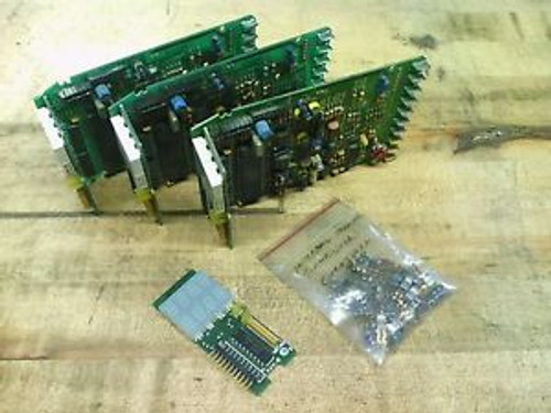 808 Eurotherm Lot of 3 Boards + Display Board & Internal Terminal Connectors