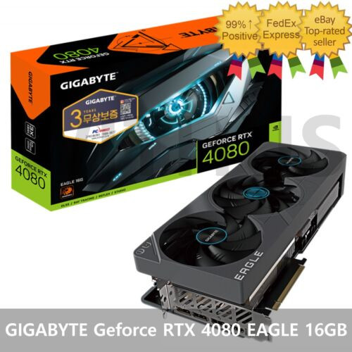 Nvidia Gigabyte Geforce Rtx 4080 Eagle Oc D6X 16Gb 2505Mhz Gaming Graphic Card