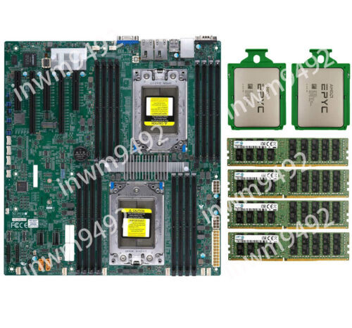 Amd Epyc 7452 X2 + Supermicro H11Dsi + 2133P Ram Multiple Options