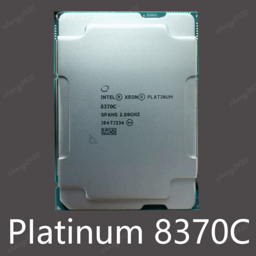 Intel Xeon Platinum 8370C 2.80Ghz 32 Cores 64 Threads 270W Lga4189 Cpu Processor