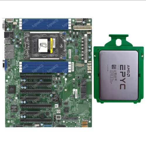 Amd Epyc 7F32+Supermicro H12Ssl-I +832G 3200A Ddr4+4U Cooler 256G Combination