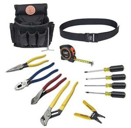 KLEIN TOOLS 92003 Electrician Tool Set,12 Pc