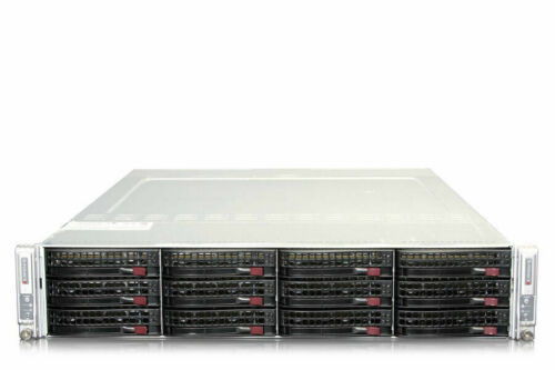Supermicro Superserver 6028Tr-Dtr 2-Node Server X10Drt-H 4X E5-2620V3 64Gb Ram