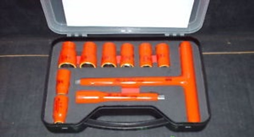 Wiha # 31496 Insulated SAE T-Handle Socket Set 1-KV