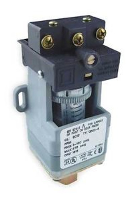 Square D 9012Gno6 Pressure Switch, 5-250Psi, Adjustable, Open