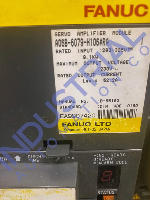 Refurbished Fanuc A06B-6079-H106#Ra Next Day Air Available