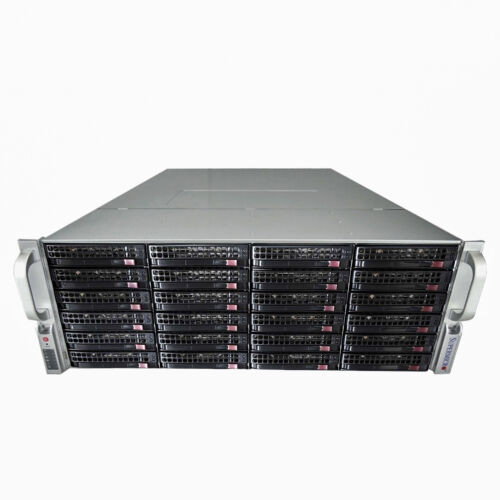 Supermicro 6048R-E1Cr36N X10Dri-T4+ 2X E5-2650 V4 384Gb 2X 800Gb 9361-8I Rails