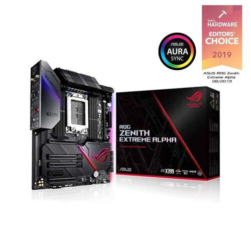 Asus Rog Zenith Extreme Alpha X399 Hedt Gaming Motherboard Amd Threadripper 2