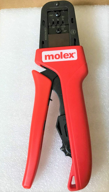 Used Molex 638190900B Crimpers 18/16/20-24 AWG Crimping Tool