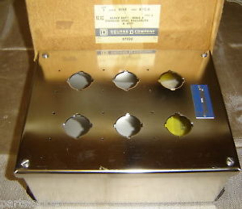 SQUARE D STAINLESS STEEL CONTROL PANEL ENCLOSURE KYC-6