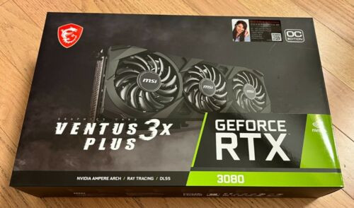 Msi Geforce Rtx 3080 Ventus 3X Plus 10G Oc Lhr - New, Ships From Usa