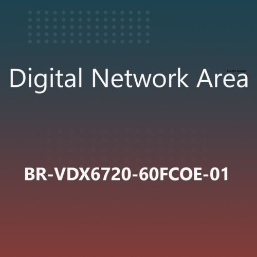 Br-Vdx6720-60Fcoe-01 Software License To Enable Fcoe, Permanent/Unlimited/Full