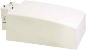 RAB AJF52FXQTW/PCS AJ AREA LIGHT 2 X 26W CFL QT HPF FLAT WALL + 120V PCS WHITE