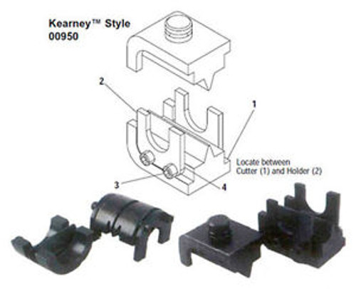 Guy Wire CutterDies 00950 Greenlee Textron - Kearney Style