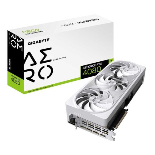 Gigabyte Geforce Rtx 4080 Aero Oc 16G  Nvidia 16Gb Gddr6X Gpu Graphics Card-