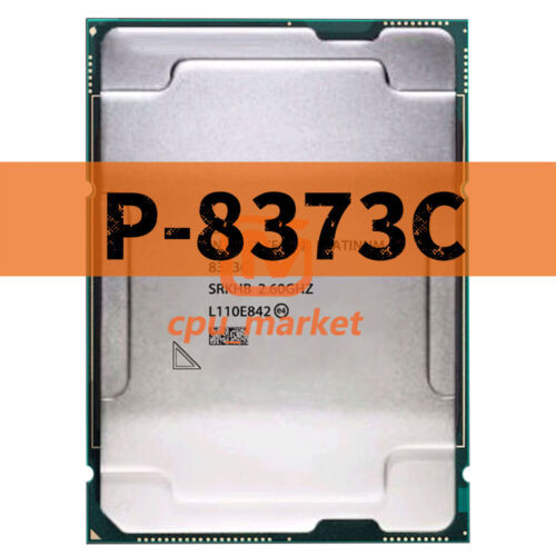 Intel Platinum 8373C Srkhb 2.6Ghz 36Cores 72Threads 54Mb 300W Lga4189 Step6 C621