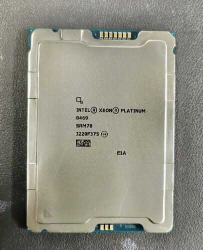 Intel Xeon Platinum 8469 52C/104T 3.8Ghz Lga4677 Support Gigabyte Ms33-Ar0 X13
