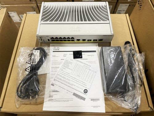 C9200Cx-12P-2X2G-A Cisco C9200Cx 12Port 1G, 2X10G, 2X1G, Poe+, Network Advantage