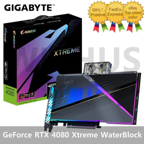 Gigabyte Aorus Geforce Rtx 4080 Xtreme Waterblock D6X 16Gb Gaming Graphics Card