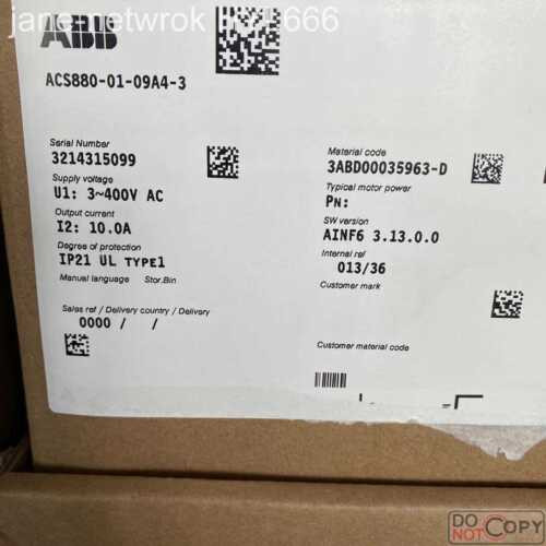 1Pcs New Acs880-01-09A4-3 ( )