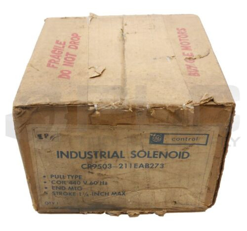Sealed New General Electric Cr9503-211Eab273 Industrial Solenoid 440V Read
