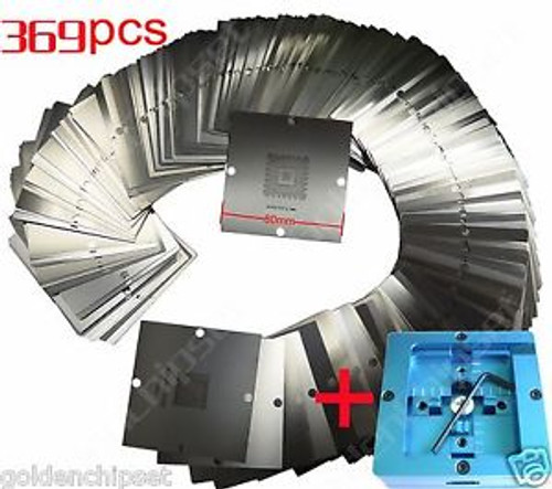 New 369pcs Universal Template BGA Stencil With Blue Solder Station 80mm X 80mm