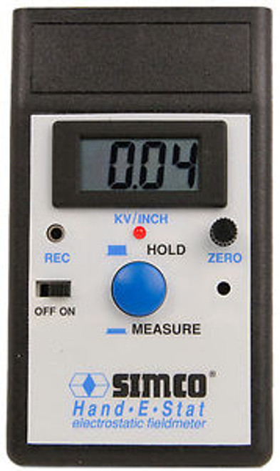 Simco Hand-E-Stat Electrostatic Fieldmeter w/Pouch