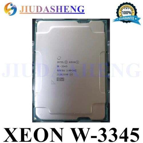 Intel Xeon W-3345 Srksu 3.0Ghz 24 Core 480 Threads Lga4189 250W Cpu Processor