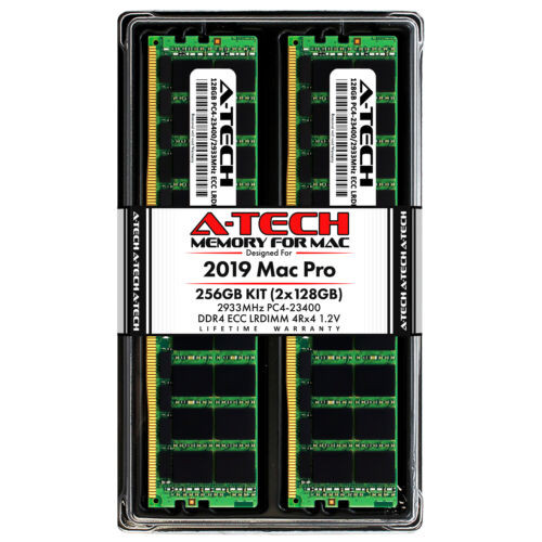 256Gb Kit 2X 128Gb Ddr4 Pc4-2933Y Lrdimm Memory Ram For Apple Mac Pro 2019 A1991