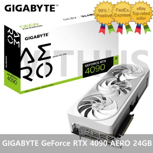 Gigabyte Nvidia Geforce Rtx 4090 Aero Oc D6X 24Gb Gaming Graphics Card -Tracking
