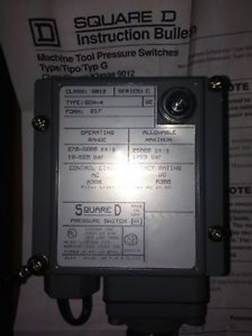 Square D Pressure Switch Gcw-4