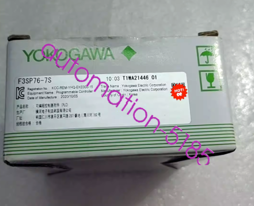 Yokogawa Cpu Module F3Sp76-7S New Fedex Or Dhl