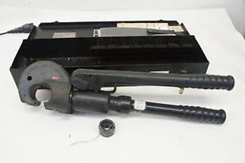 Burndy hypress Y35-2 cable wire crimper hydraulic with case