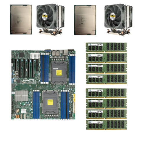 Supermicro X12Dpi-N6 Motherboard+Intel 8360Y Es 2.2Ghz 36Croe 2+16Gb 24008 Memory-