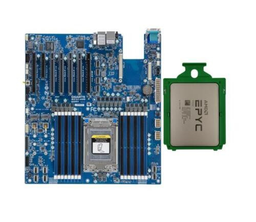 Amd Epyc 7532 32C/64T 3.3Ghz Server Cpu ?Gigabyte Mz32-Ar0 Motherboard