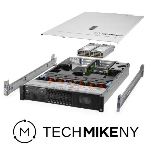 Dell Poweredge R730 Server 2X E5-2623V4 2.60Ghz 8-Core 128Gb Hba330 Rails