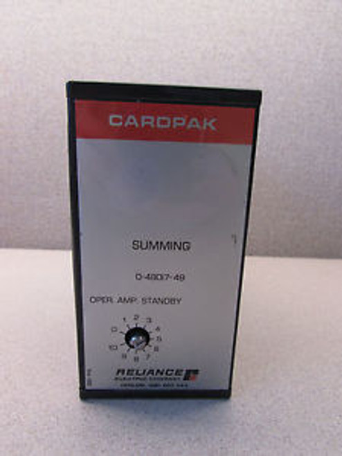RELIANCE ELECTRIC 0-49017-49 SUMMING CARDPAK