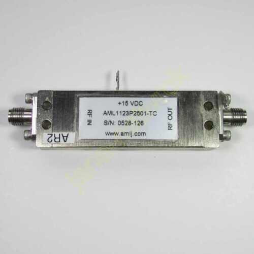 Good Aml Aml1123P2501-Tc 10-24Ghz 30Db 22Dbm Sma Amplifier 90Days Warranty