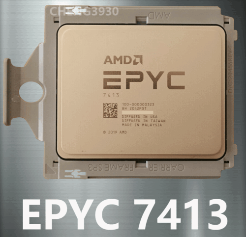 Amd Epyc 7413 Milan 24 Cores 48 Threads 2.65Ghz 180W Interface Sp3 Cpu Processor