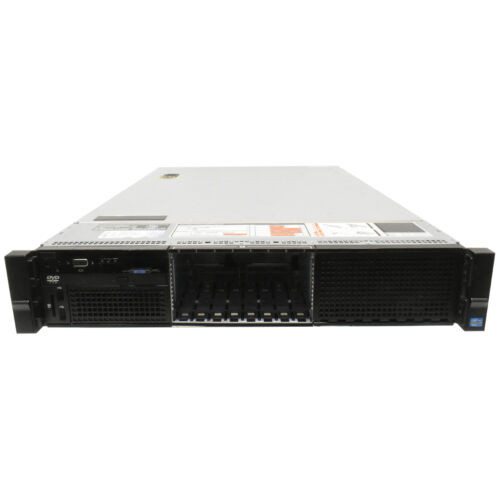 Dell Poweredge R720 Server 2U H710 2X E5-2690 V2Ghz 64Gb Cpu 8Bay 2.5Sff Memory-