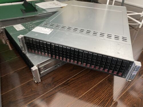 Supermicro A+ Server 2122Tg-H6Rf 3 Nodes (4-Node Total) 128 Core Amd 256Gb Ram